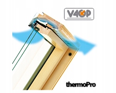 Okno FAKRO FTP-V U4 78x118 Trzy szybowe 3-szyby Marka FAKRO