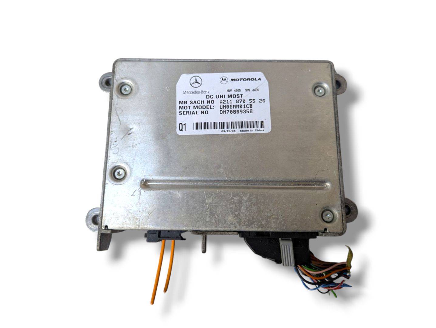 control unit Bluetooth Mercedes-Benz C W203 facelift W203 2006 A2118705526