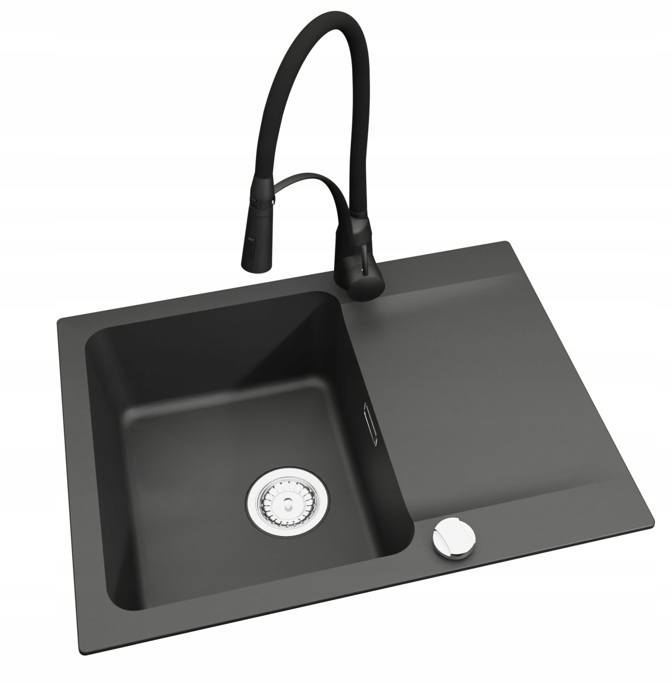 Zlewozmywak Franke Orion Oid 611-62 Bateria Elastyczna Syfon automatyczny