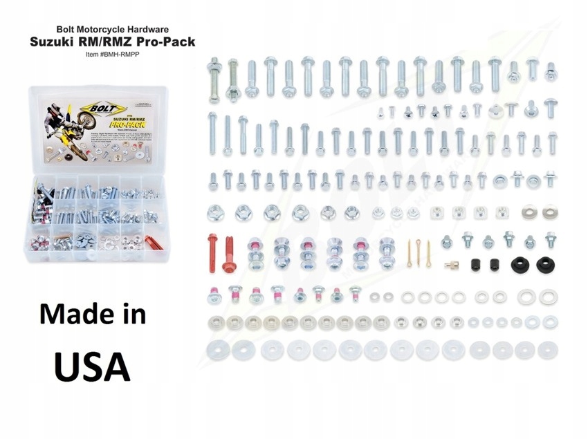 Bolt Usa sada skrutiek Pro Pack Suzuki Rm Rmz