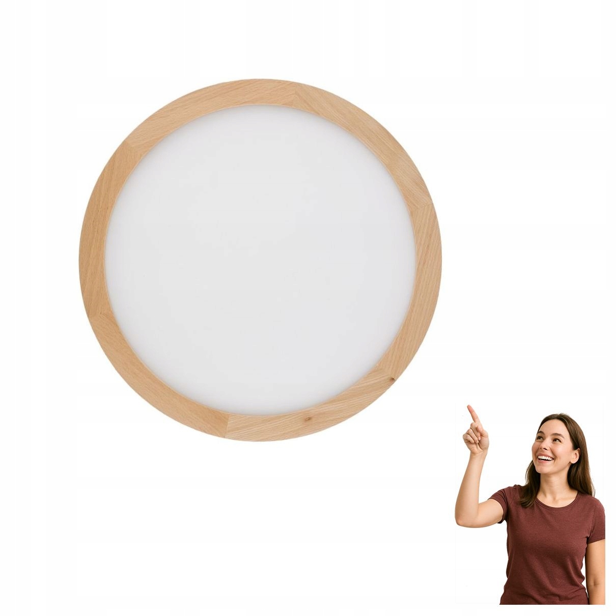 Led Stropné Svietidlo 36W Aqua Wood Bukk 18011 Tk Lighting