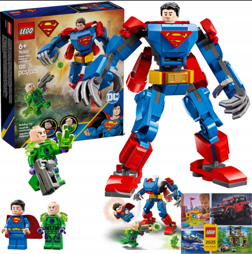 Lego Heroes Mech Supermana Konta Lex Luthor Bohaterowie Zestaw
