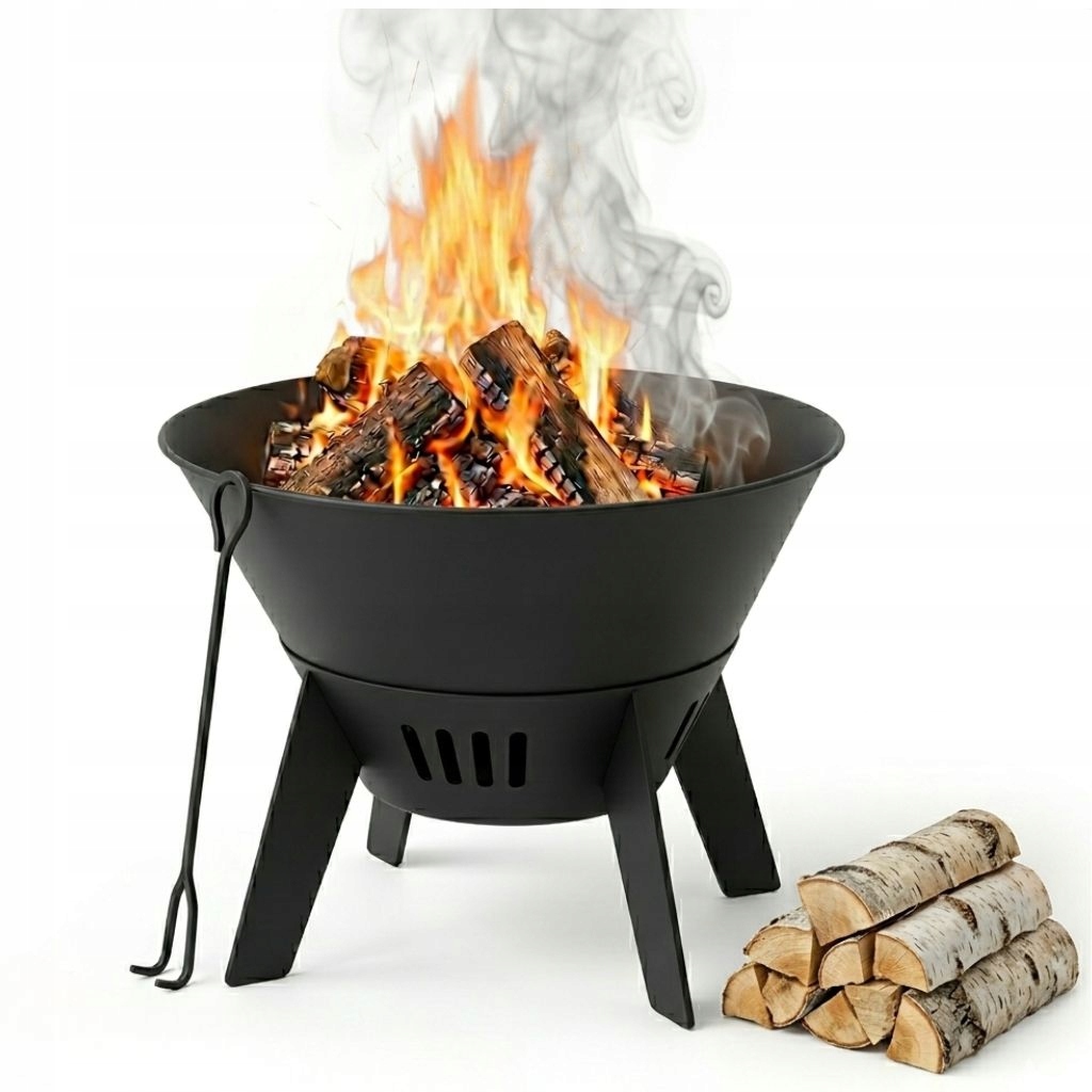 Zahradní Ohniště Ocelové Nerezové Na Ohniště Černé Dárek