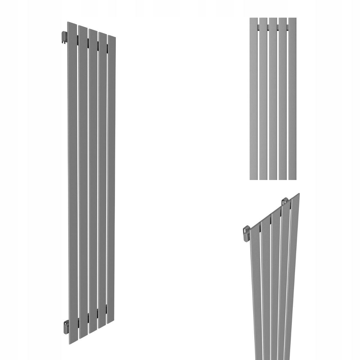 Dekorativní Vertikální RADIÁTOR-R5 1000/380 Antracit