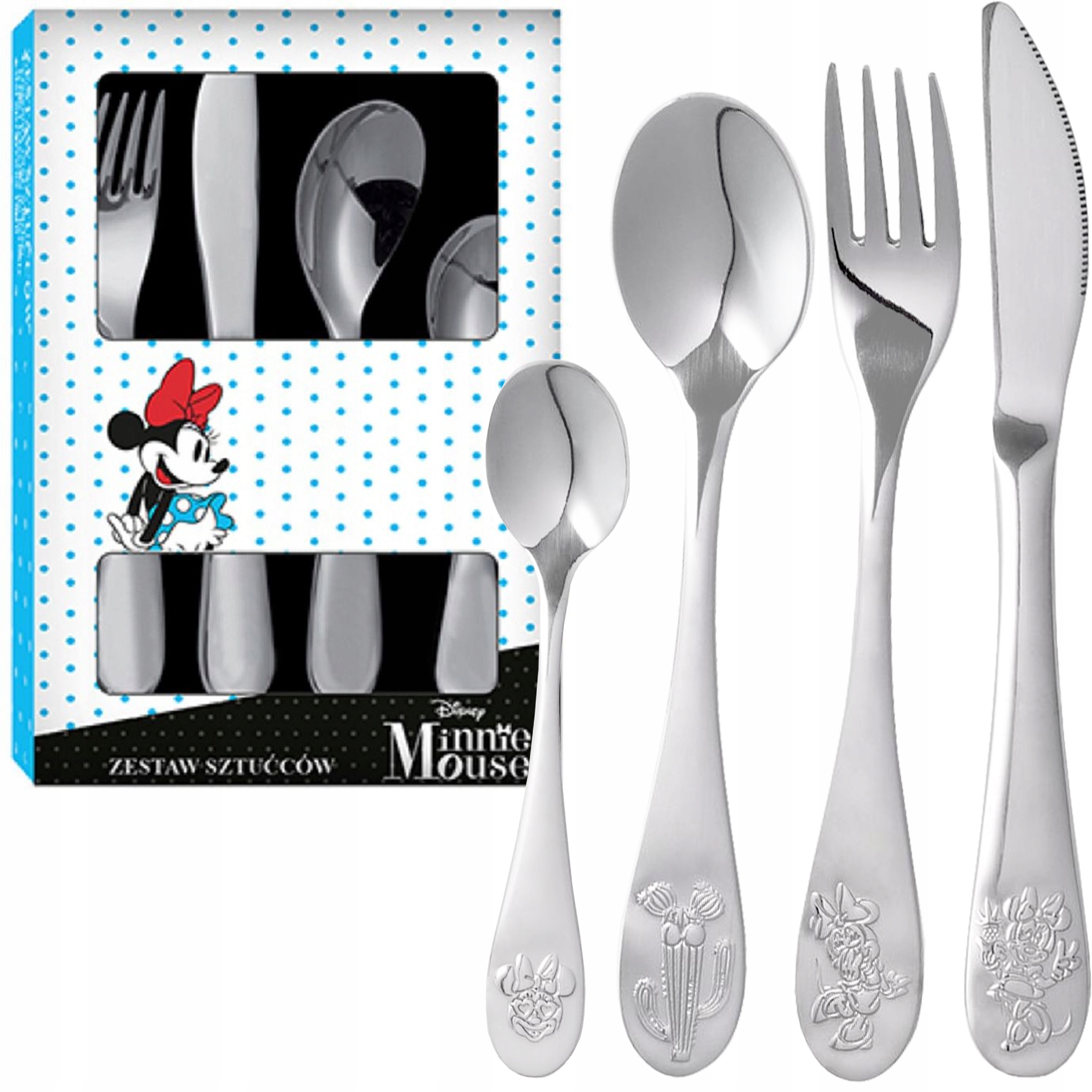 

Zestaw Sztućce Dziecięce Minnie Mouse Disney 4SZT