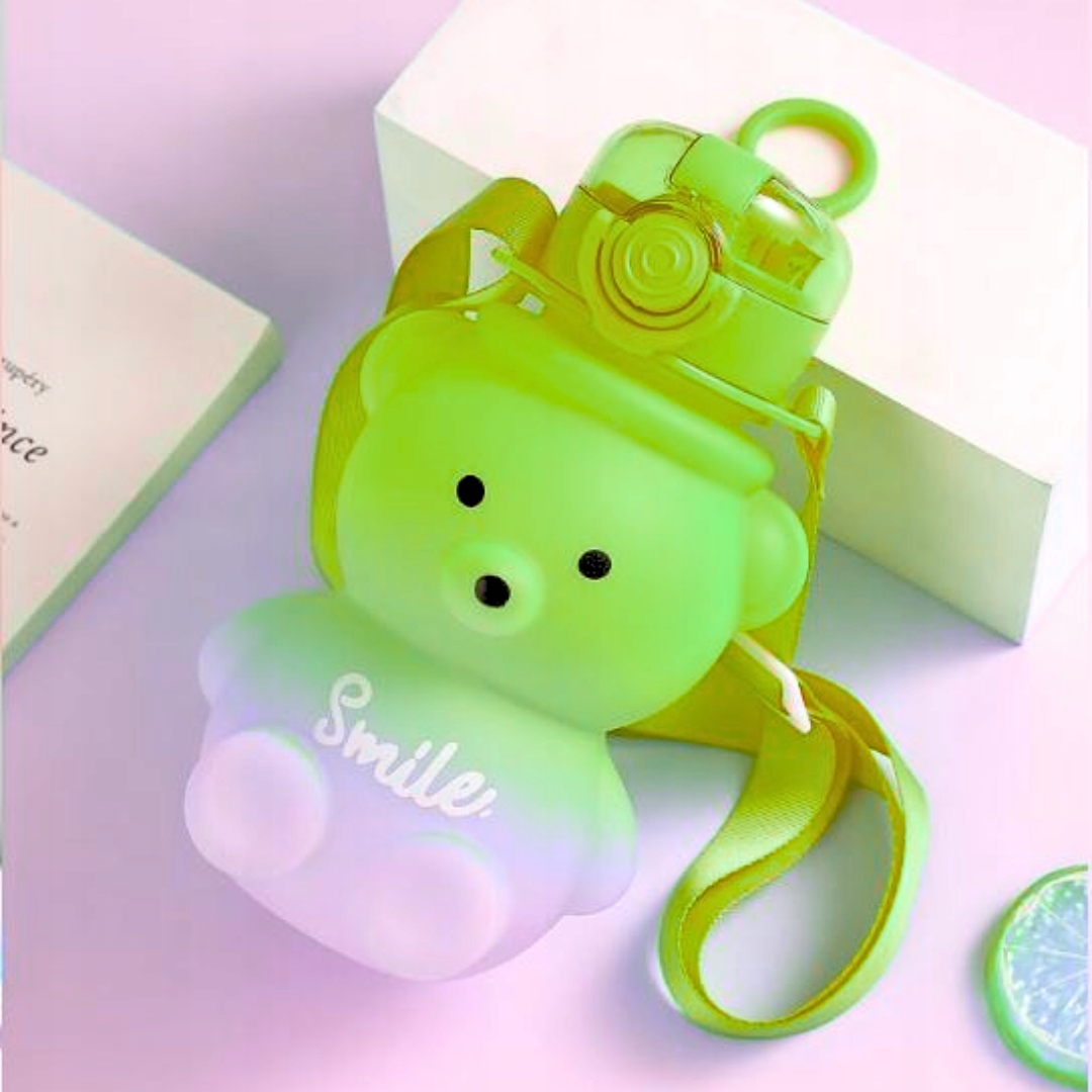 Butelka Bidon Na Wode Kubek Dla Dzieci Do Szkoły Przedszkola Miś 800ml Pojemność 800 ml