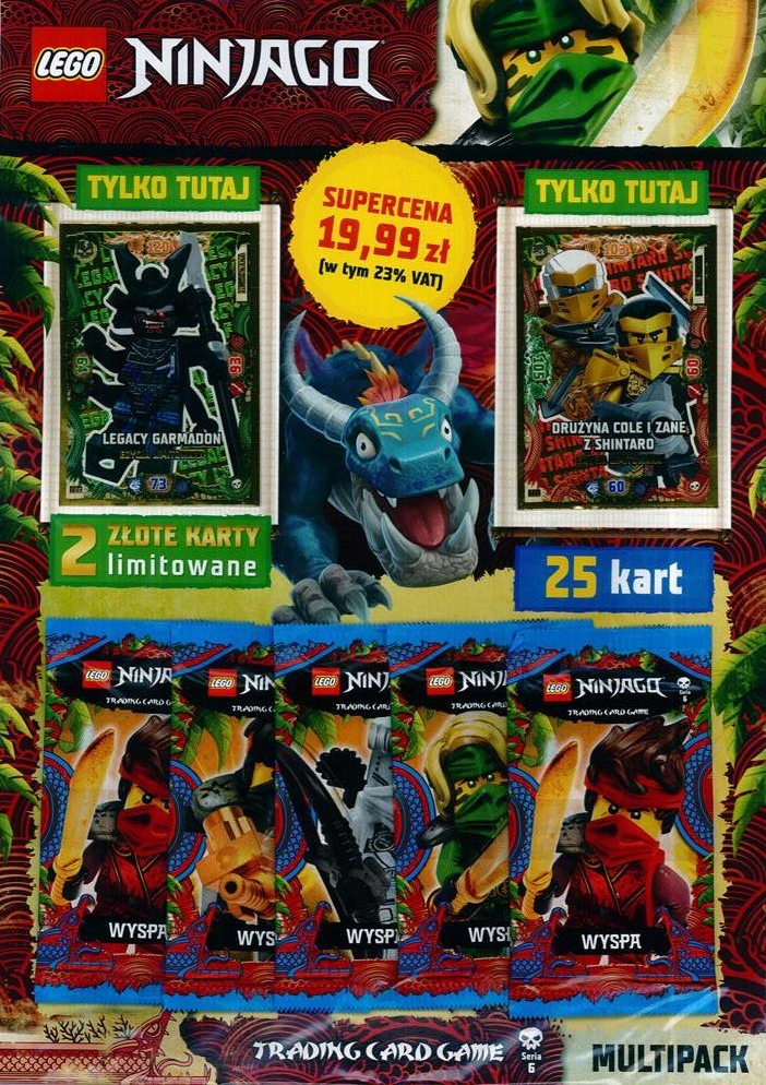 MULTIPACK LEGO NINJAGO s. 6 - WYSPA -BEZ LOSOWANIA