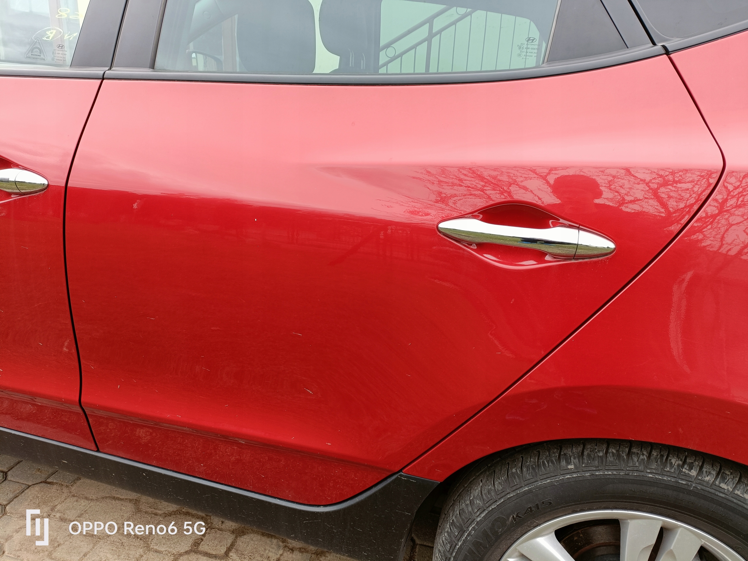 KPL. DRZWI LEWE TYŁ HYUNDAI IX35 KOLOR A0