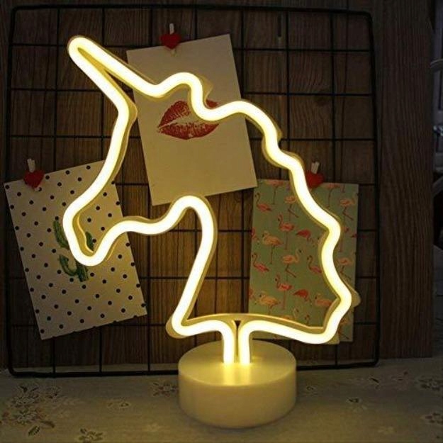 Lampka Nocna 3D LED NEON JEDNOROŻEC Unicorn PIĘKNY Rodzaj lampka