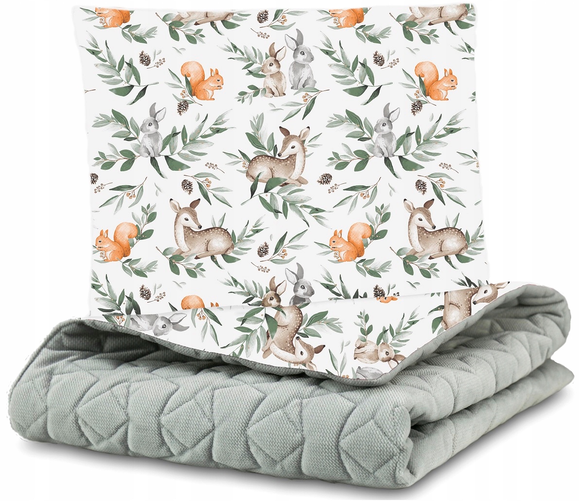 

Kocyk Velvet Pikowany Minky 75x100 Kołdra Babymam