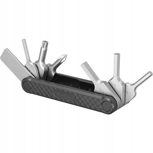 Smallrig 4681 Multitool sada skládacích multifunkčních nástrojů, černá