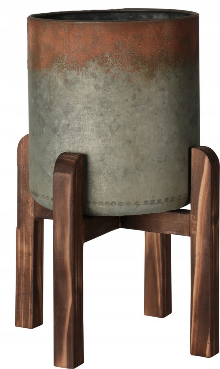 

Osłonka Metalowa Na Drewnianych Nogach 39 CM