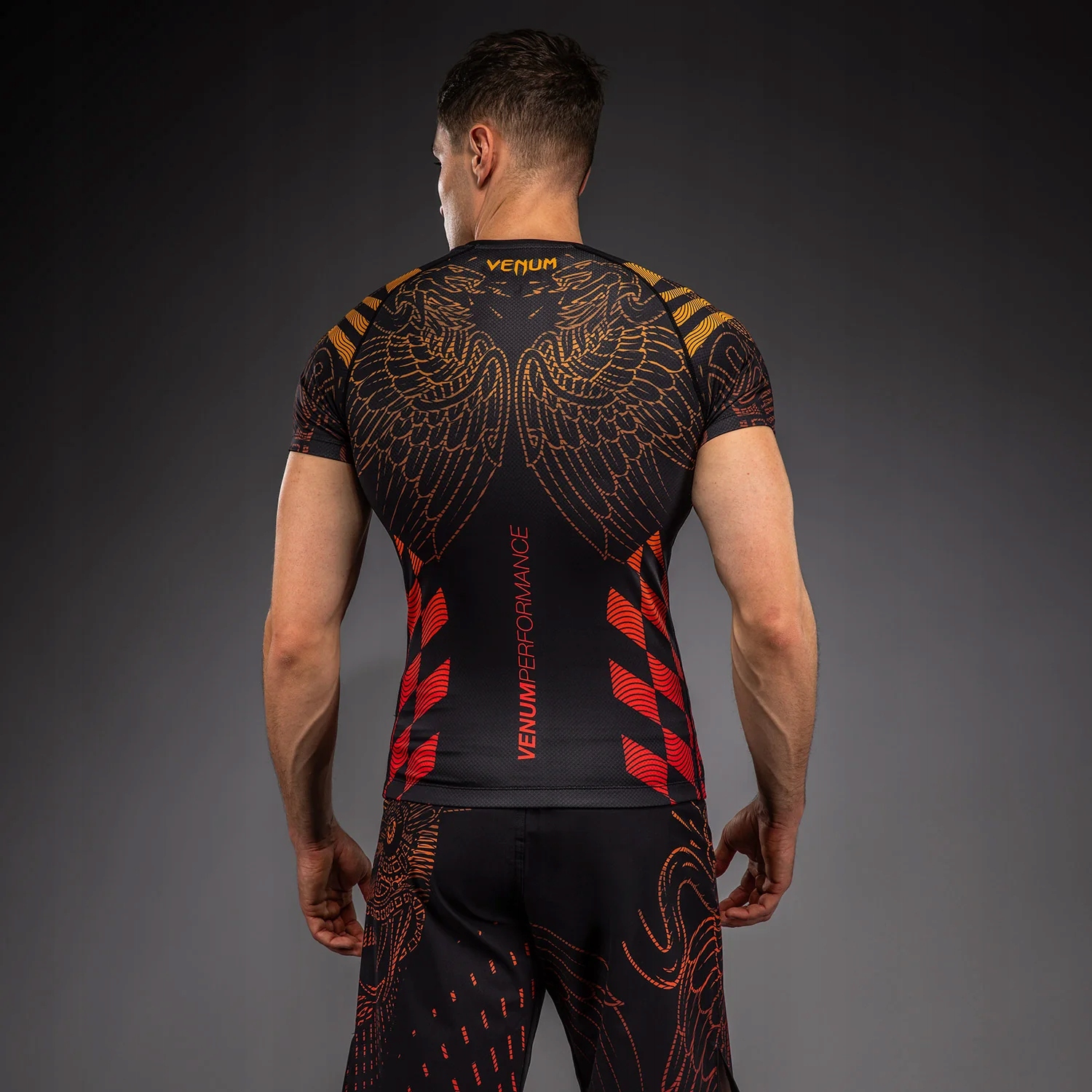 Venum Rashguard Krótki Rękaw Short Sleeve Quetzal Fury S
