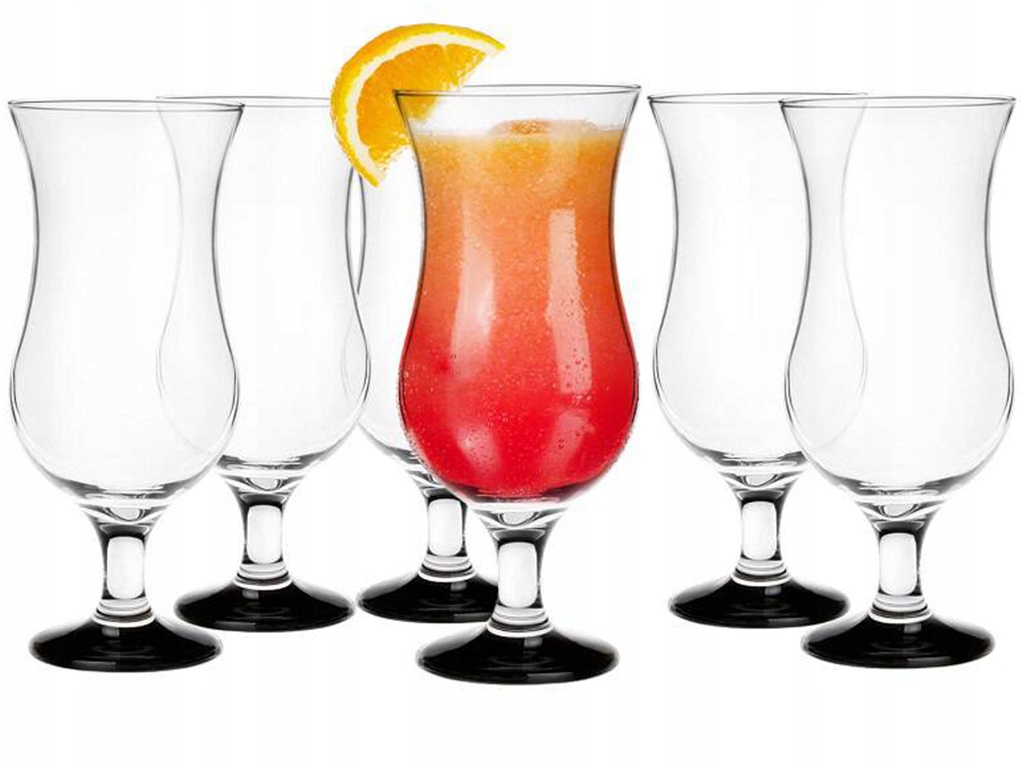 

Kieliszki koktajlowe Czarna Nóżka 420ml Zestaw 6sz