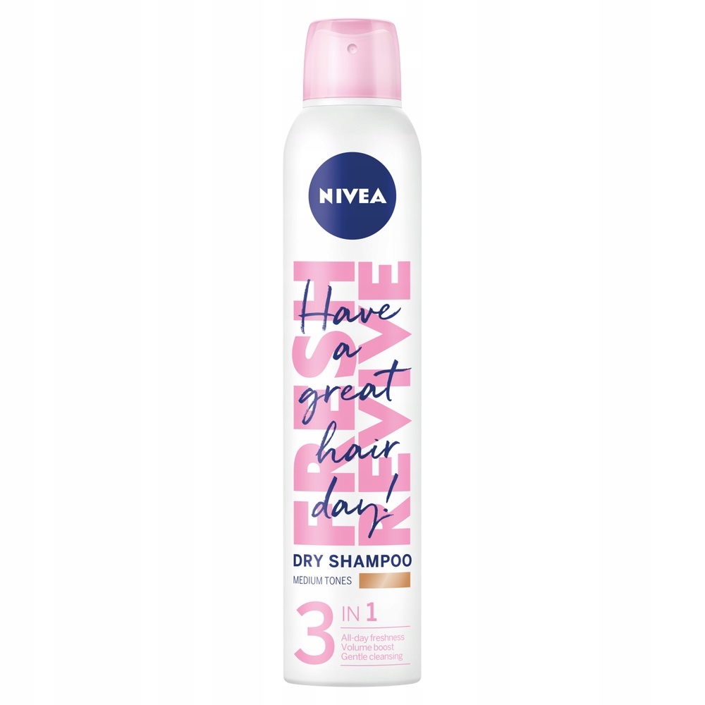 

Nivea Fresh Revive suchy szampon dla szatynek