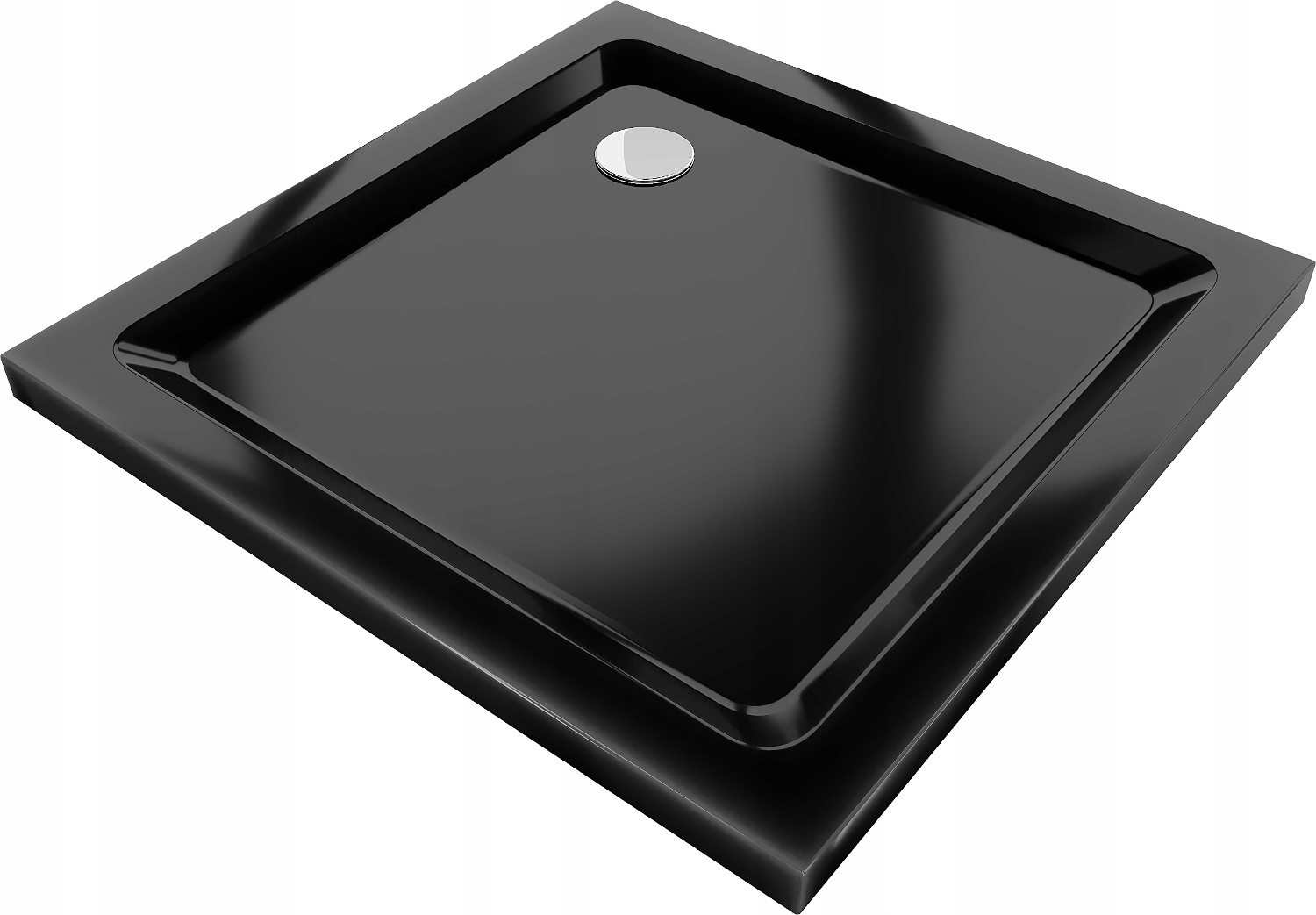 

Mexen Slim Brodzik Kwadratowy Czarny 90 x 90 cm