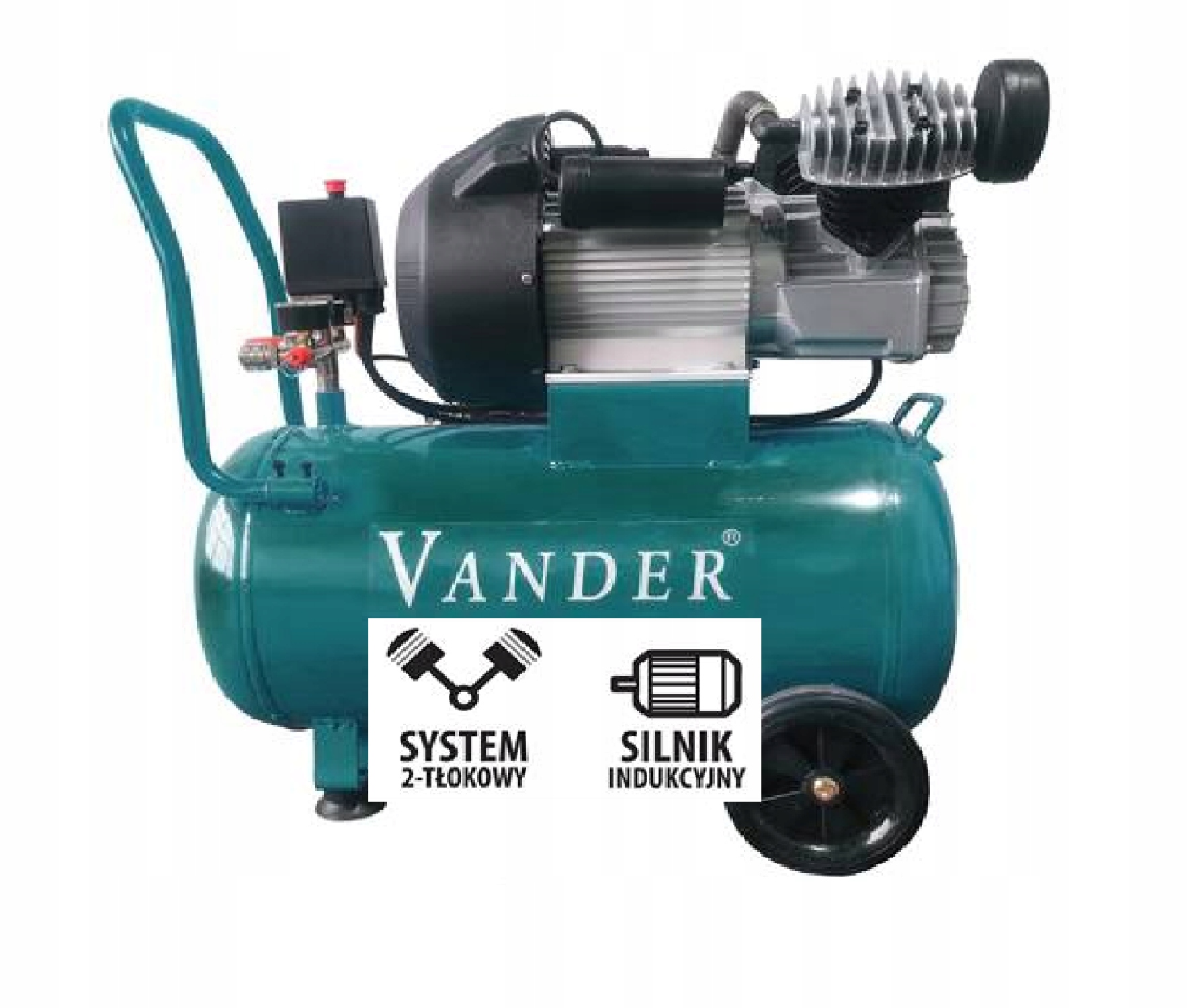 KOMPRESOR VANDER 45L OLEJOWY VSP7612-TŁOKOWY NEW!!