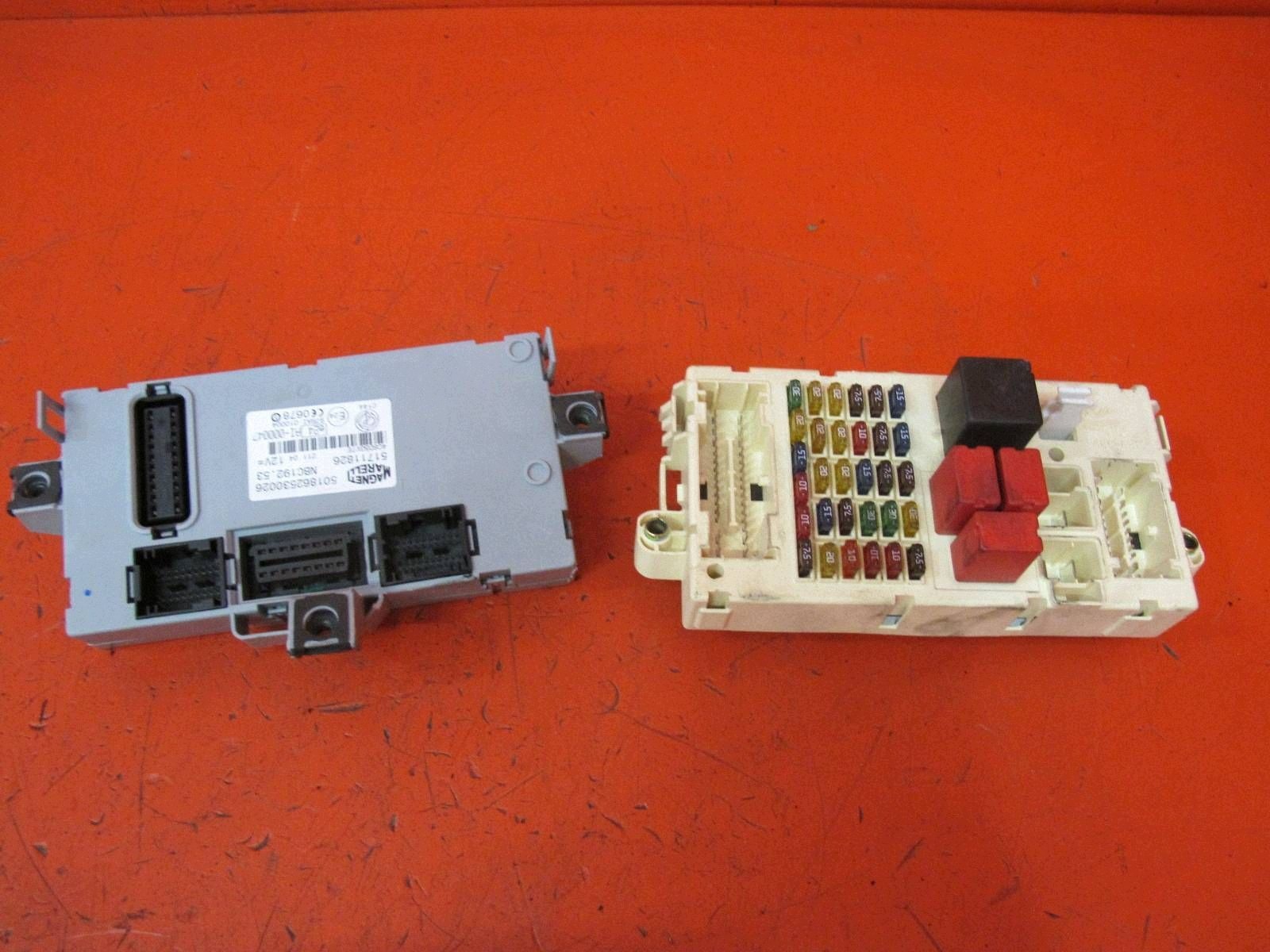 FIAT STILO 1.9 JTD 192A1000 computer module BSI compartment ignition 55198058