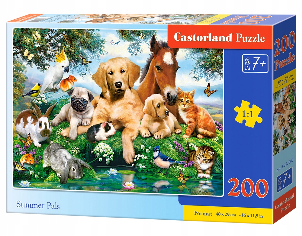 

Puzzle 200 El Letni kumple Castorland