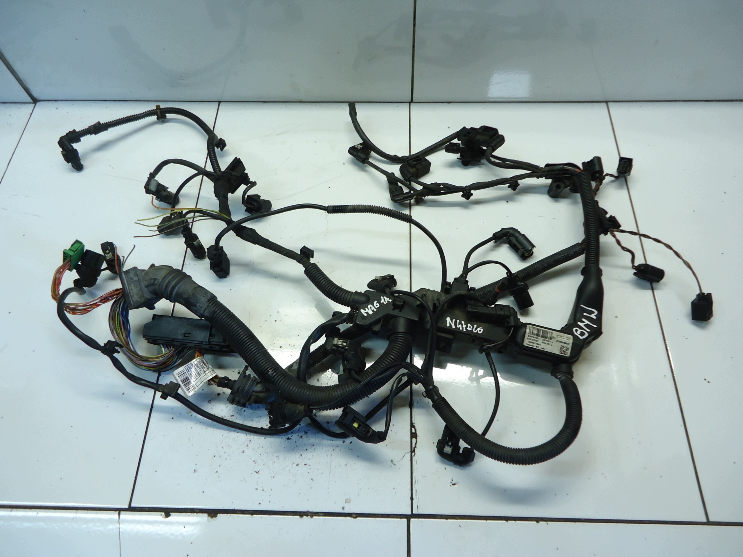 BMW 2.0D N47D20 motorkabelbaum 8507893 8507879