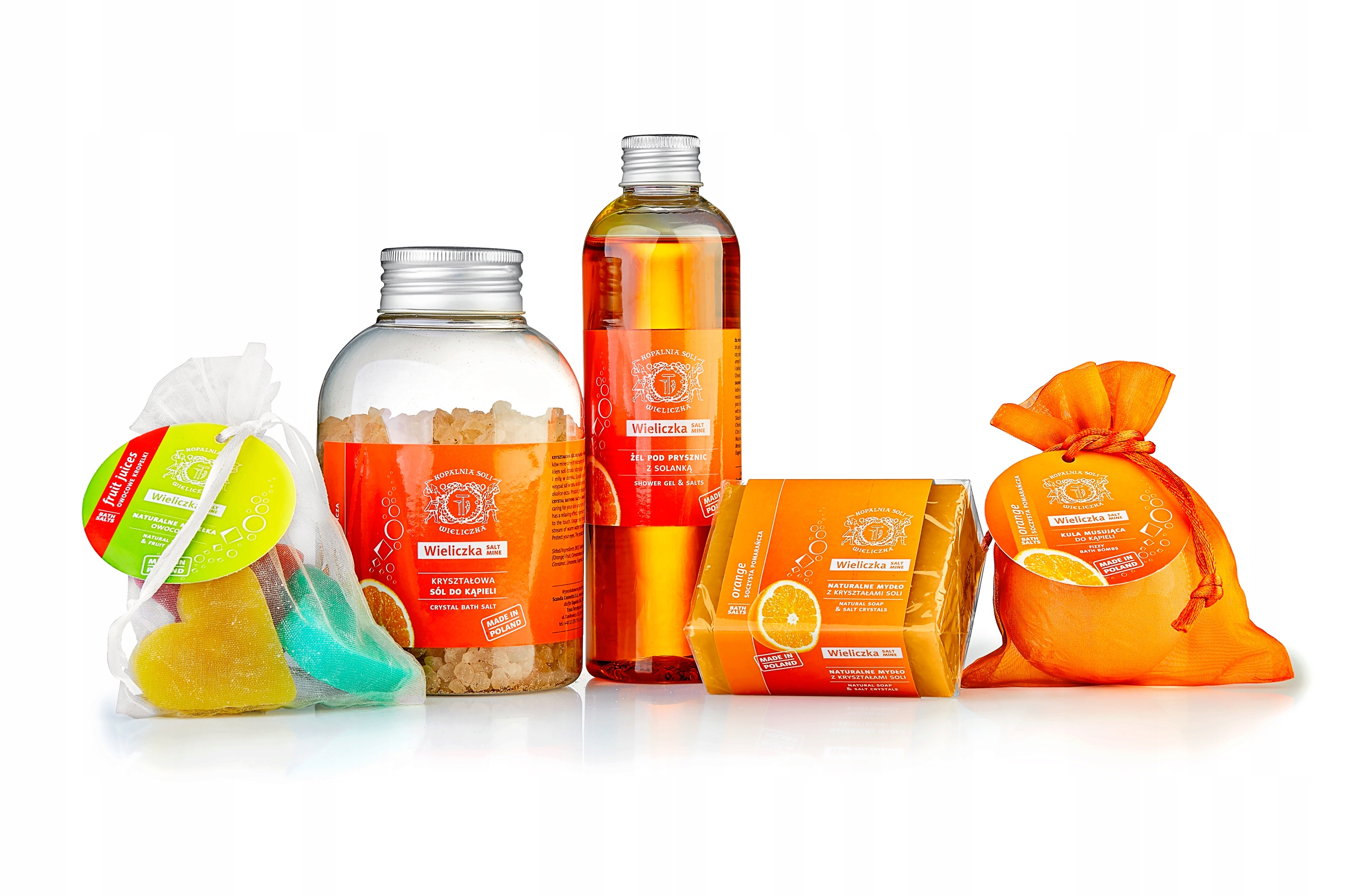 Zestaw kosmetyków dla kobiet zestawy do kąpieli 5 elem. żel sól mydła kule EAN (GTIN) 5900286015789