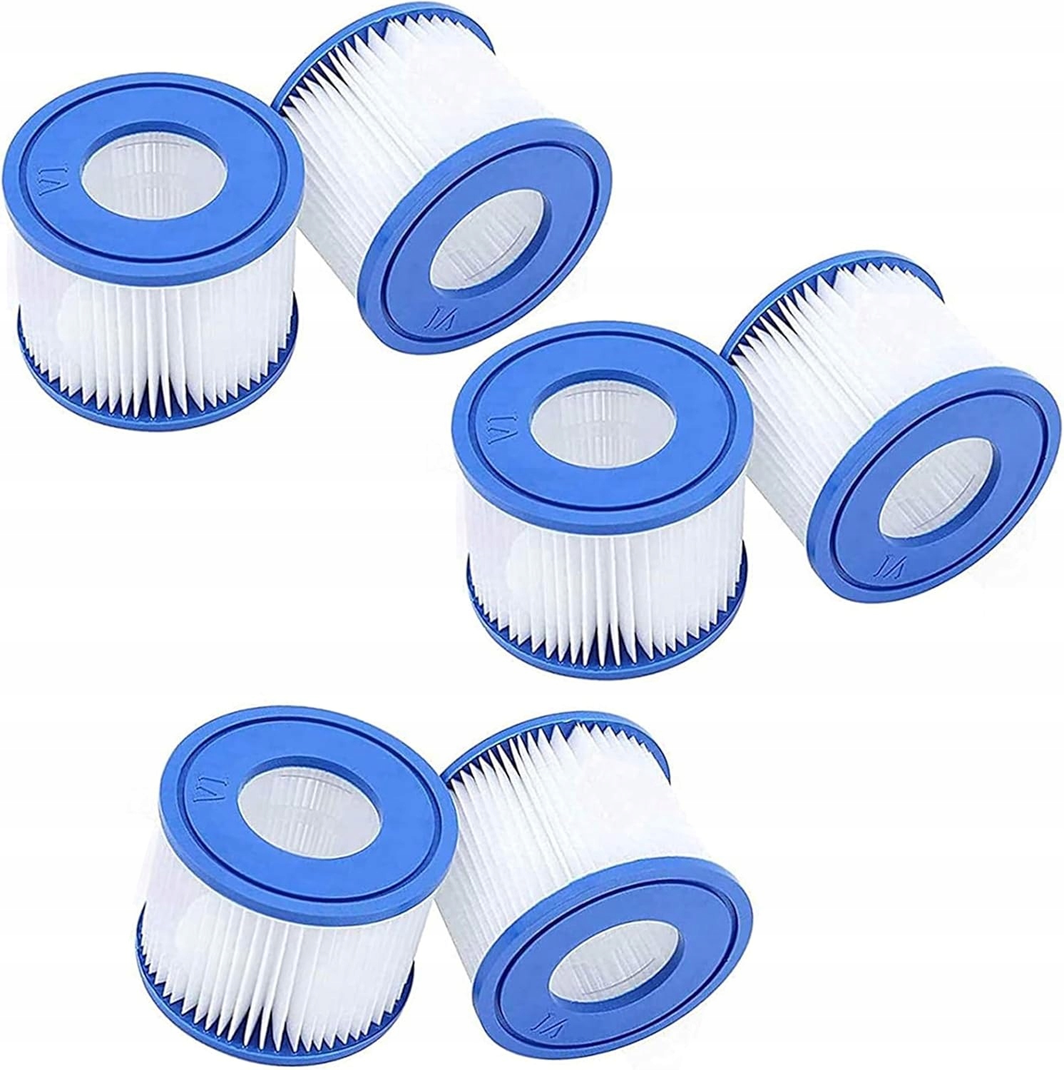 6x Filtr do pompy basenu Jacuzzi Lay Z Spa Bestway typ VI Lay-Z-SPA