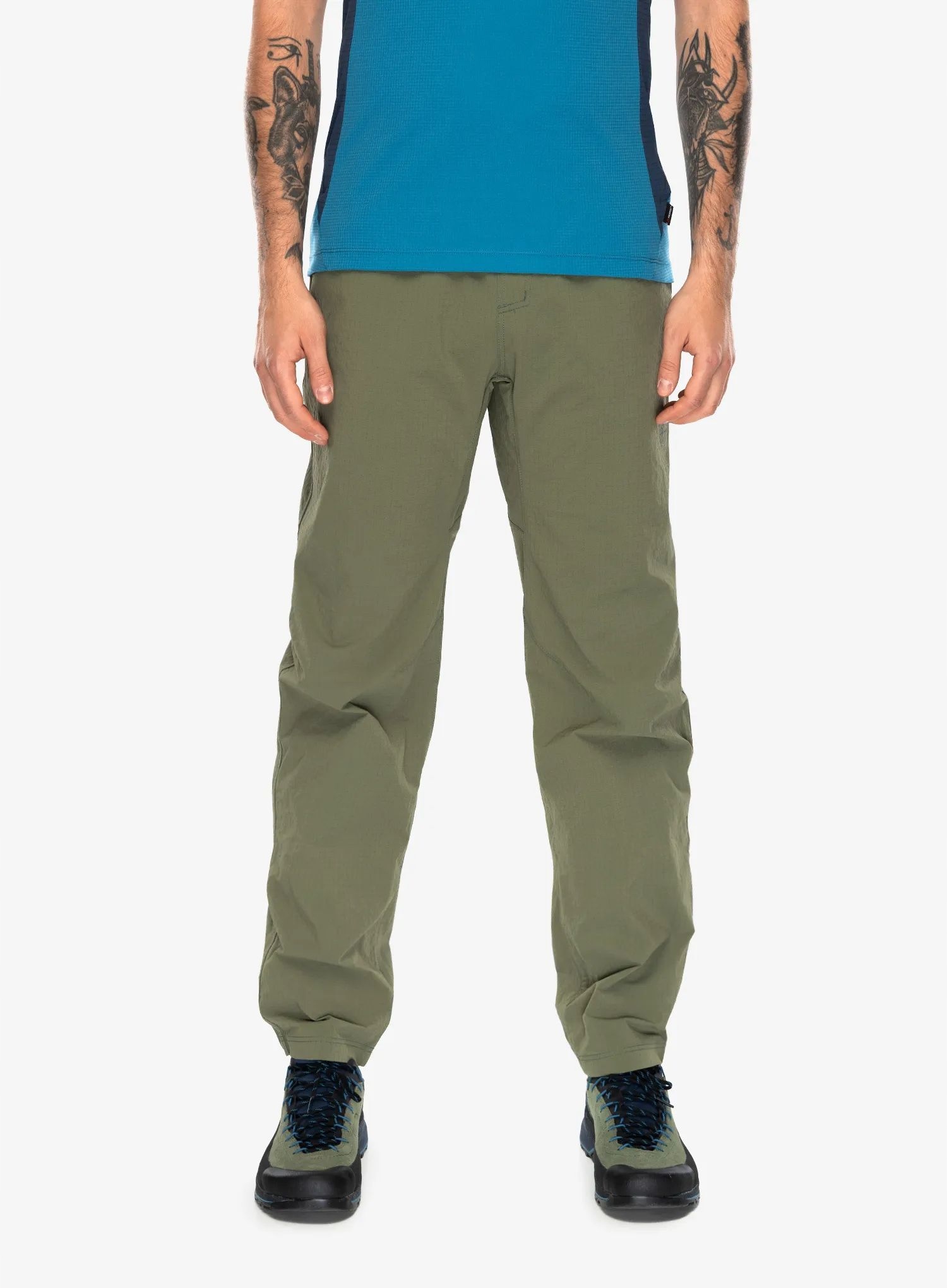 Lezecké kalhoty La Sportiva Helixir Pants cypress/night sky S