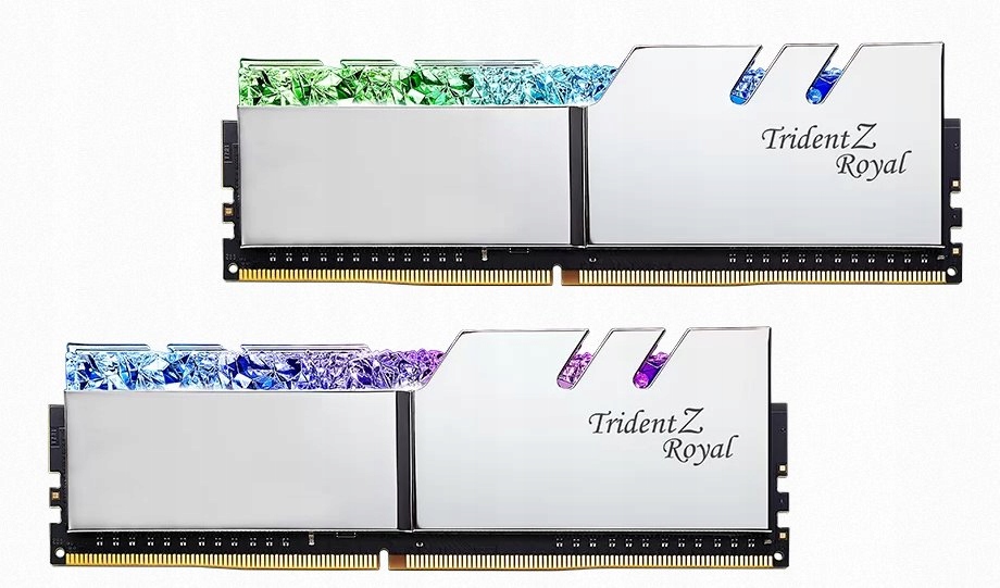 G.skill 32GB kit DDR4 3600 CL16 Trident Z Royal Rgb silver F4-3600C16D…