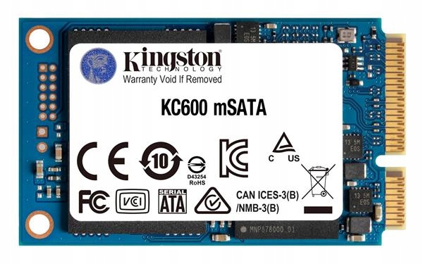 Kingston 1024GB Ssd KC600 mSATA, 2.5" r520 MB/s, w500 MB/s )) SKC600MS…