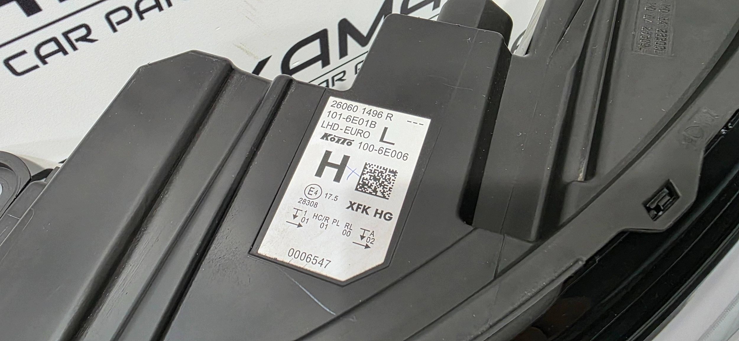 Reflektor left side Renault Kangoo III 260601496R