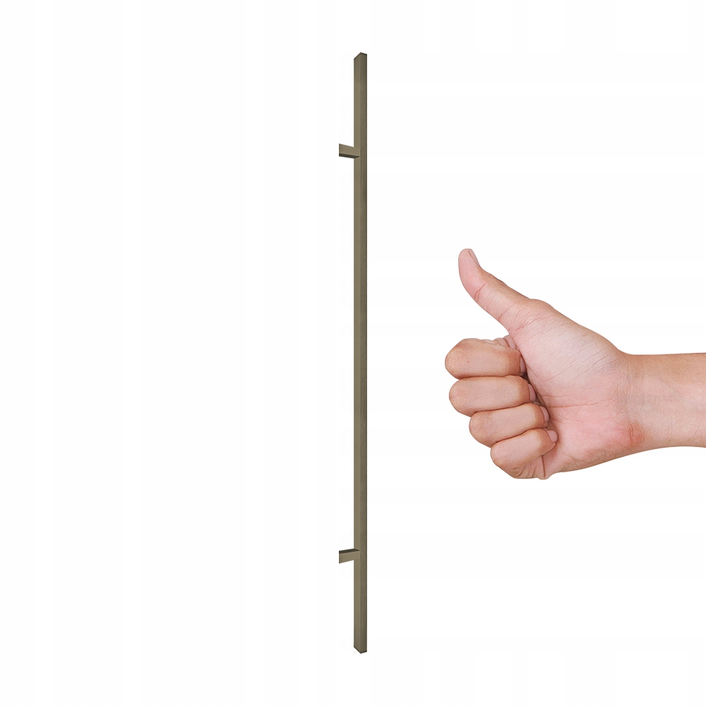 Aluminiowa antaba jednostronna drewnowkręt Amsterdam 150 cm stare złoto F4