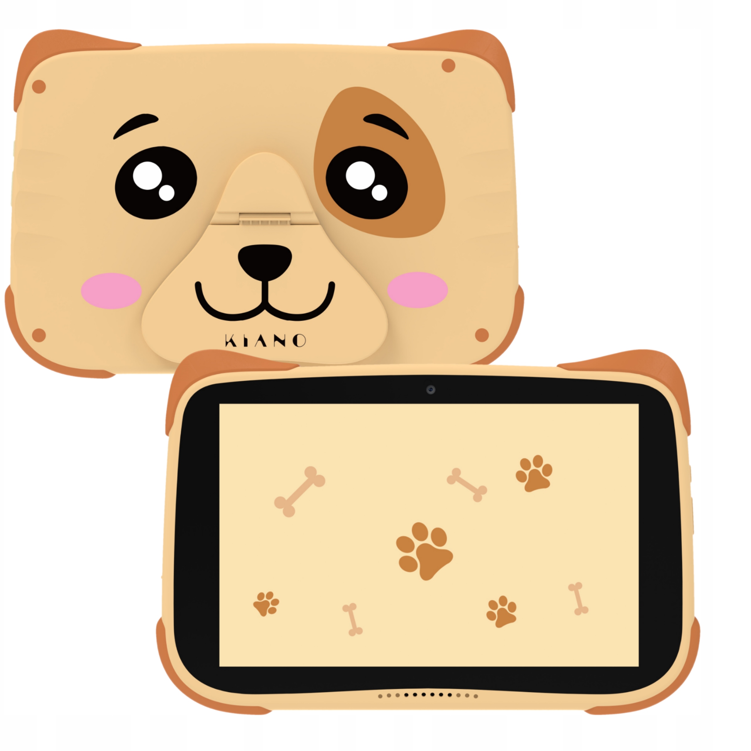 Vzdelávací tablet Kiano Kceo Kid Bronzovo-oranžový psík pre deti