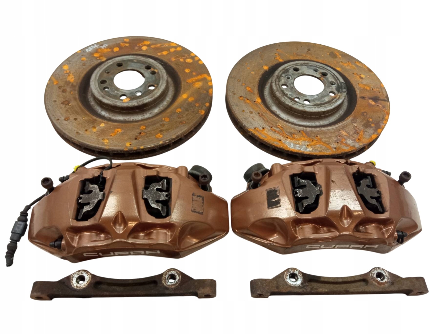 caliper brake left right front AKEBONO 374MM discs Cupra Ateca and