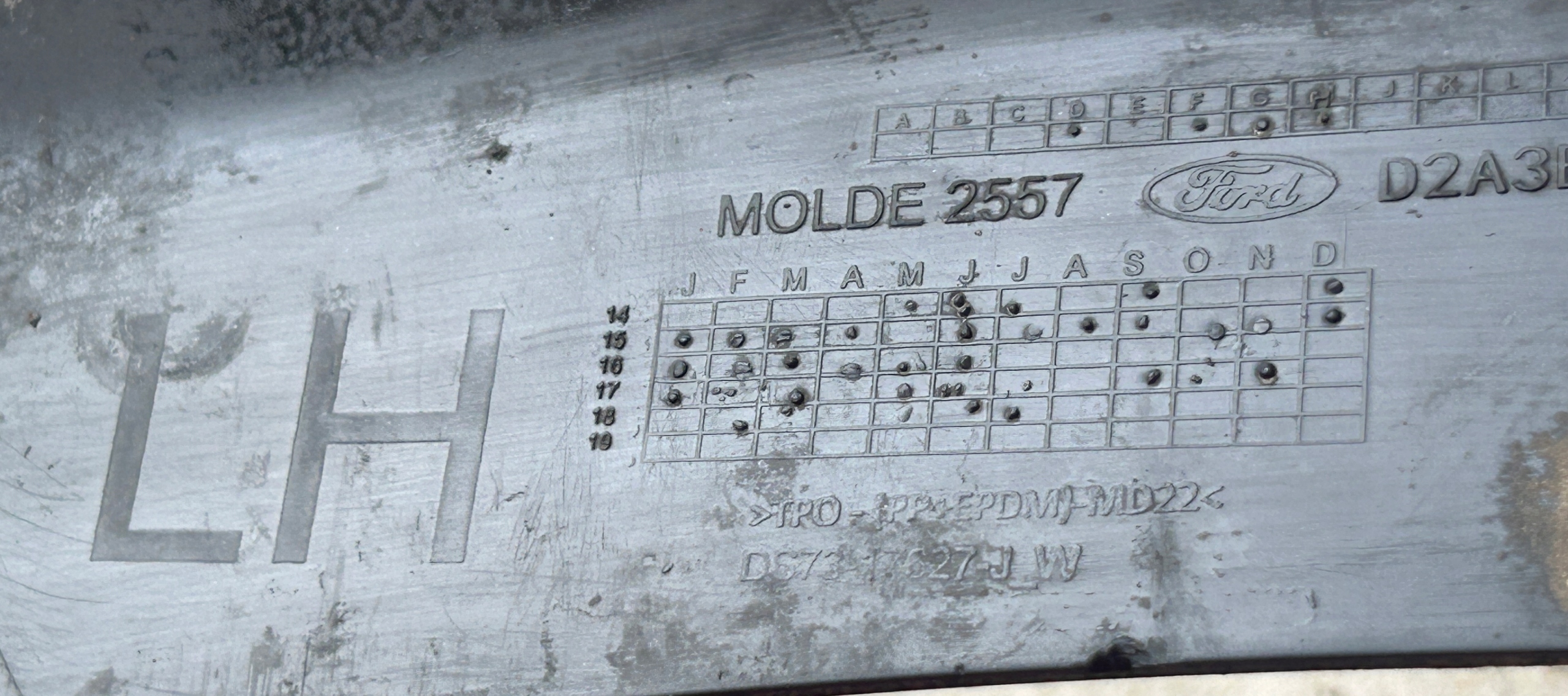 HOKEJ SPOILER levý nárazníku předek FORD MONDEO MK5