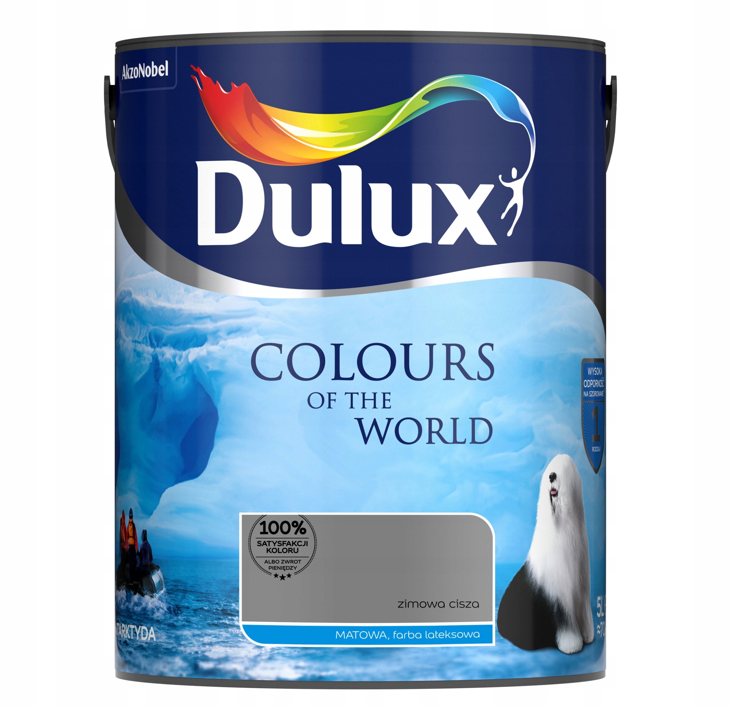 Dulux Barvy světa barva Zimní ticho mat 5L