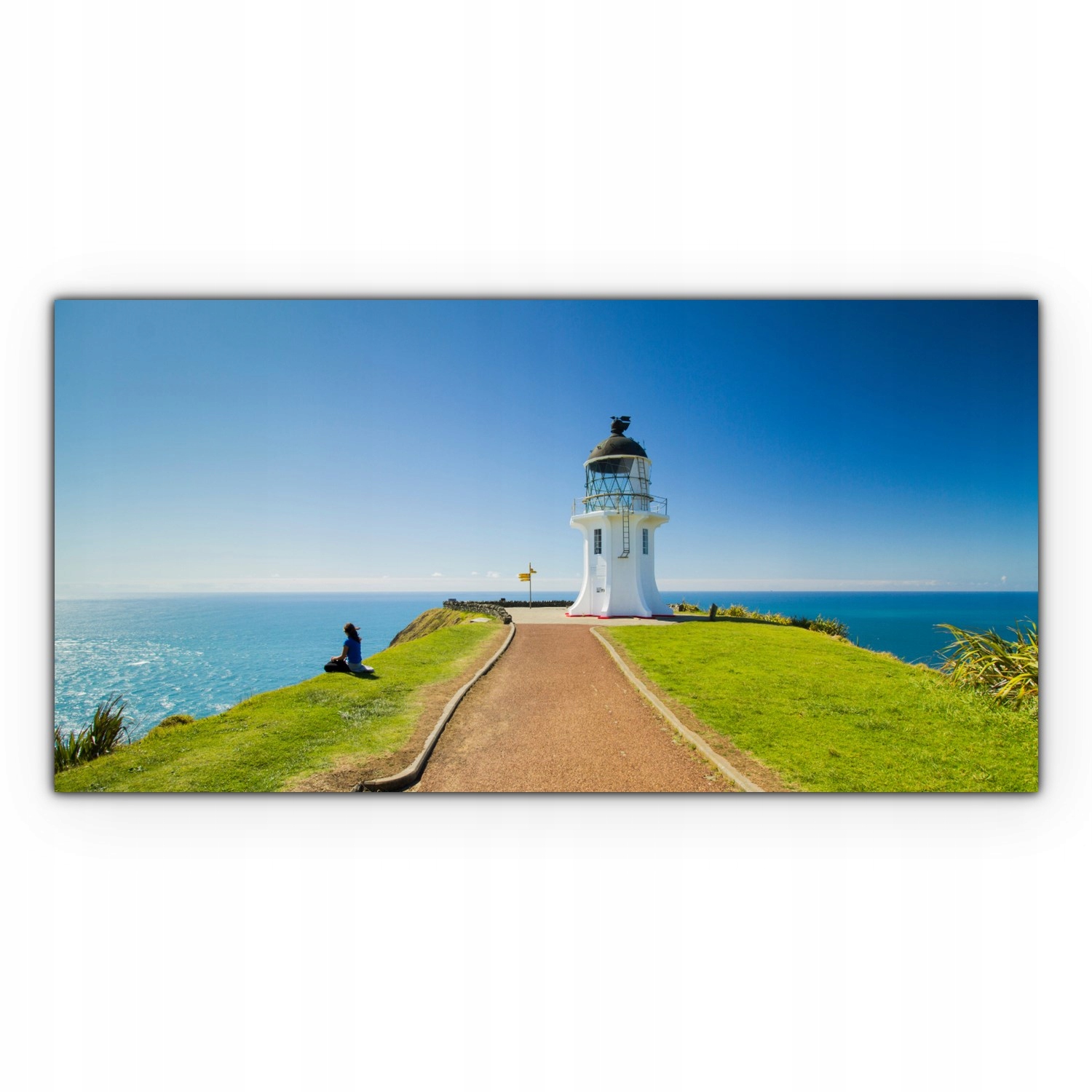 

foto-obraz na płótnie 120x60 Latarnia Morska Morze