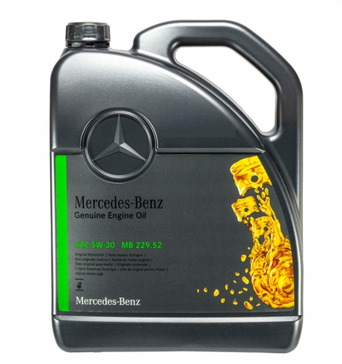 

Olej Mercedes 5W30 Mb 229.52 5L