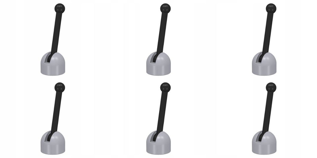 

Lego 4592c02 Antena Dźwignia szara jasna (3g) 6szt
