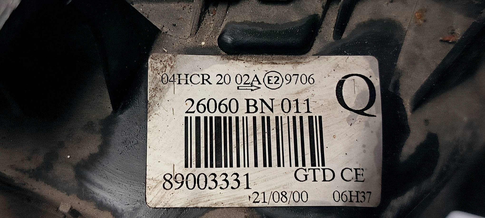 light left front NISSAN ALMERA