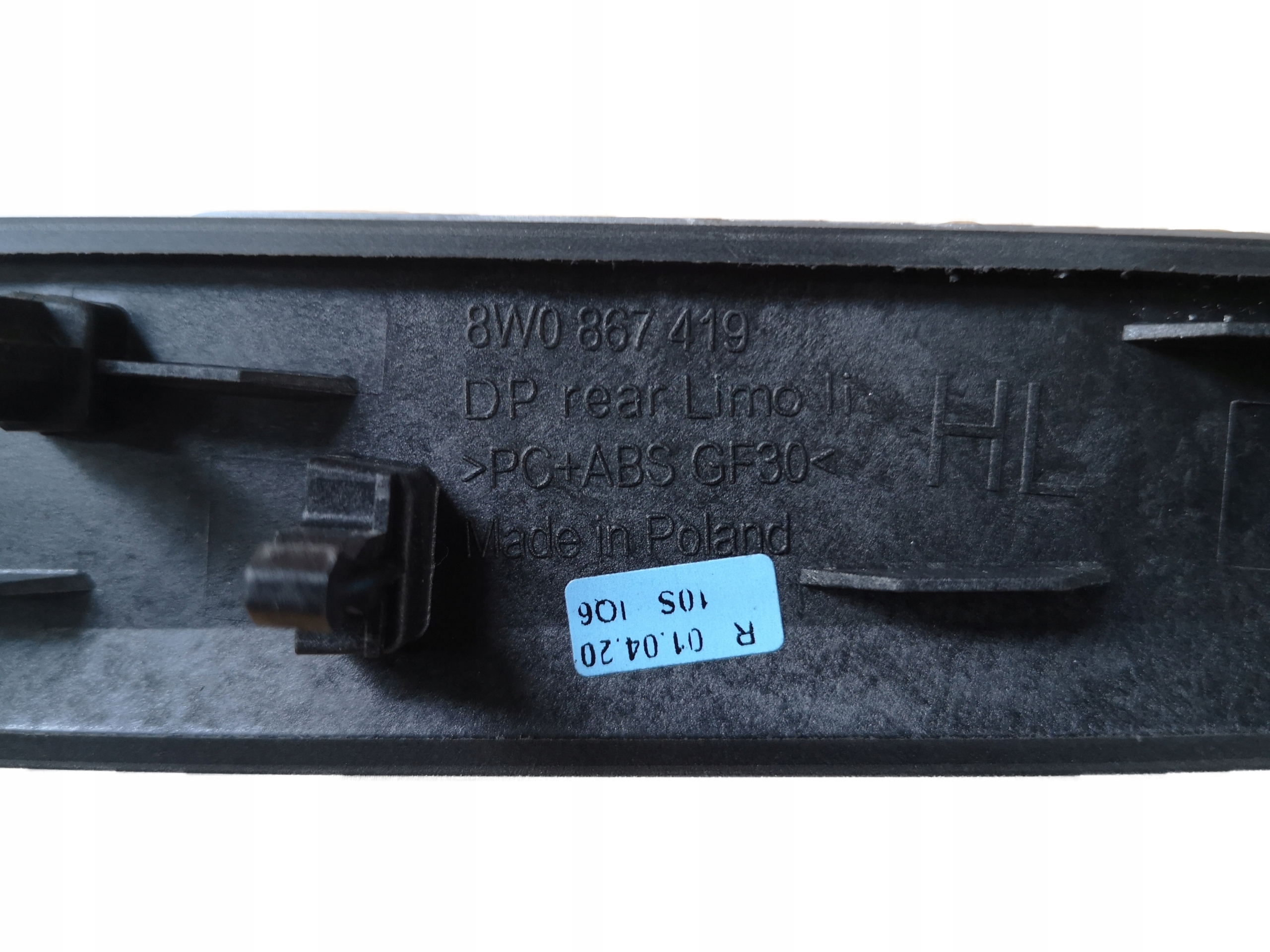 AUDI A4 8W B9 DEKOR Tür links heck 8W0867419