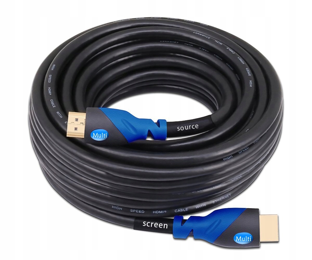 MutecPower High Speed 20 metrů dlouhý kabel Ultra Hd Hdmi 2.0 s Ethernetem