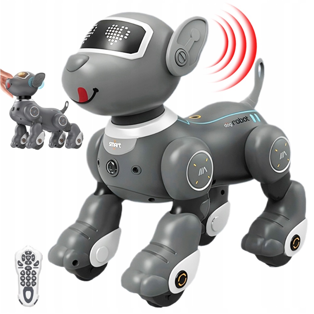 Pilot Robot Hračka Pro Psa Pro Děti Hlasová Funkce Handstand Interaktivní