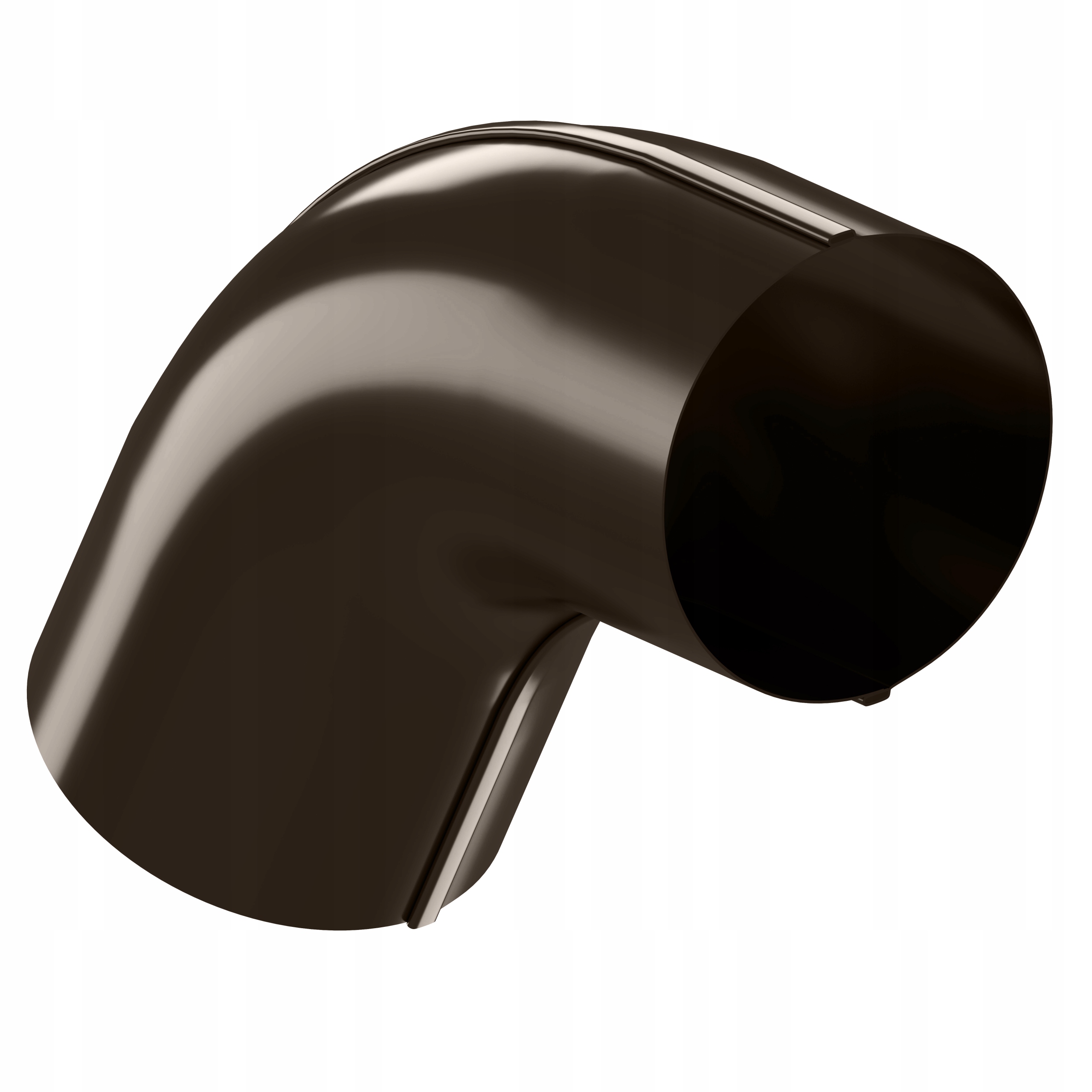 KROP STAL System rynnowy KOLANO RURY fi 90 BRĄZ