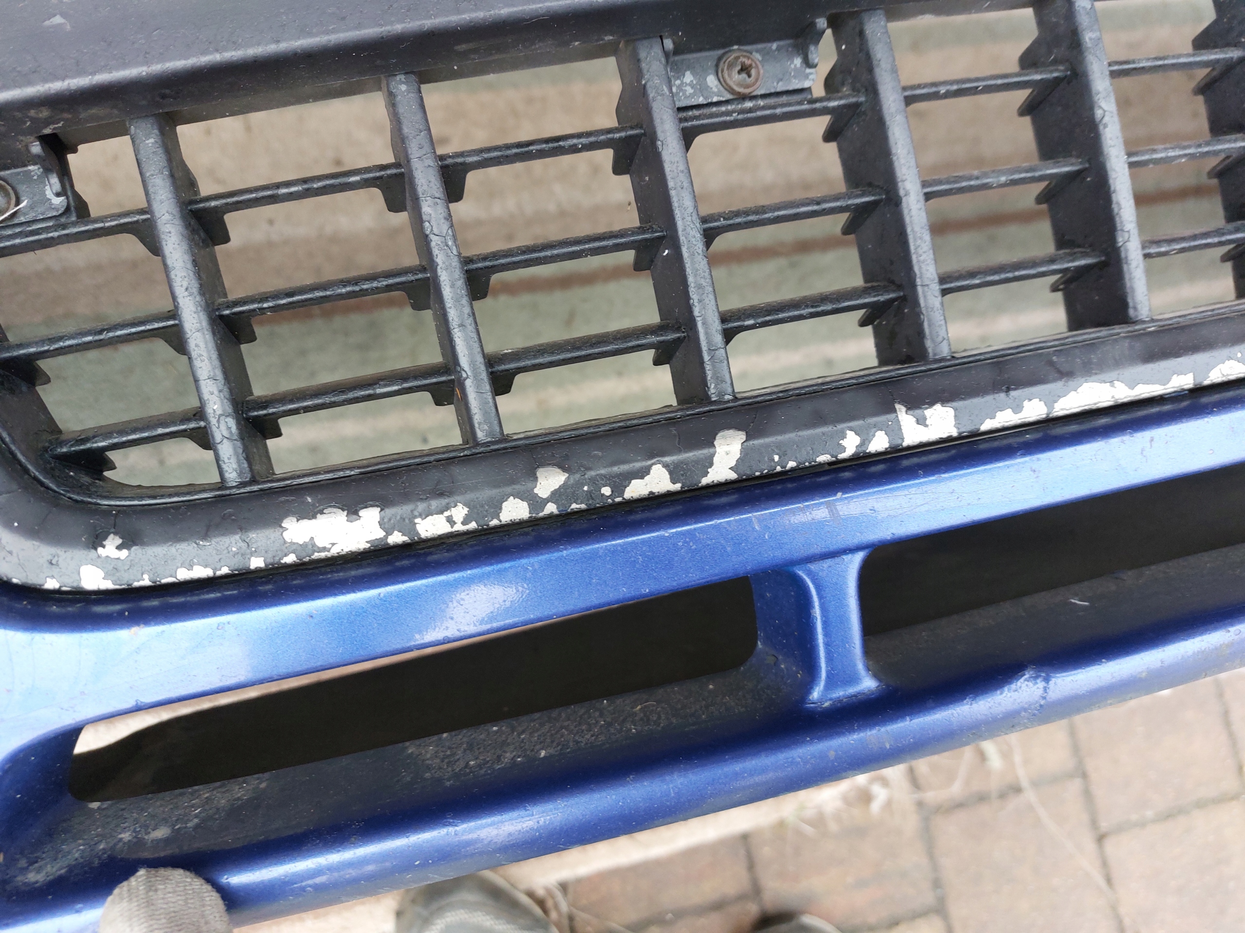 bumper front AUDI A3 8P 05-08r S-LINE blue