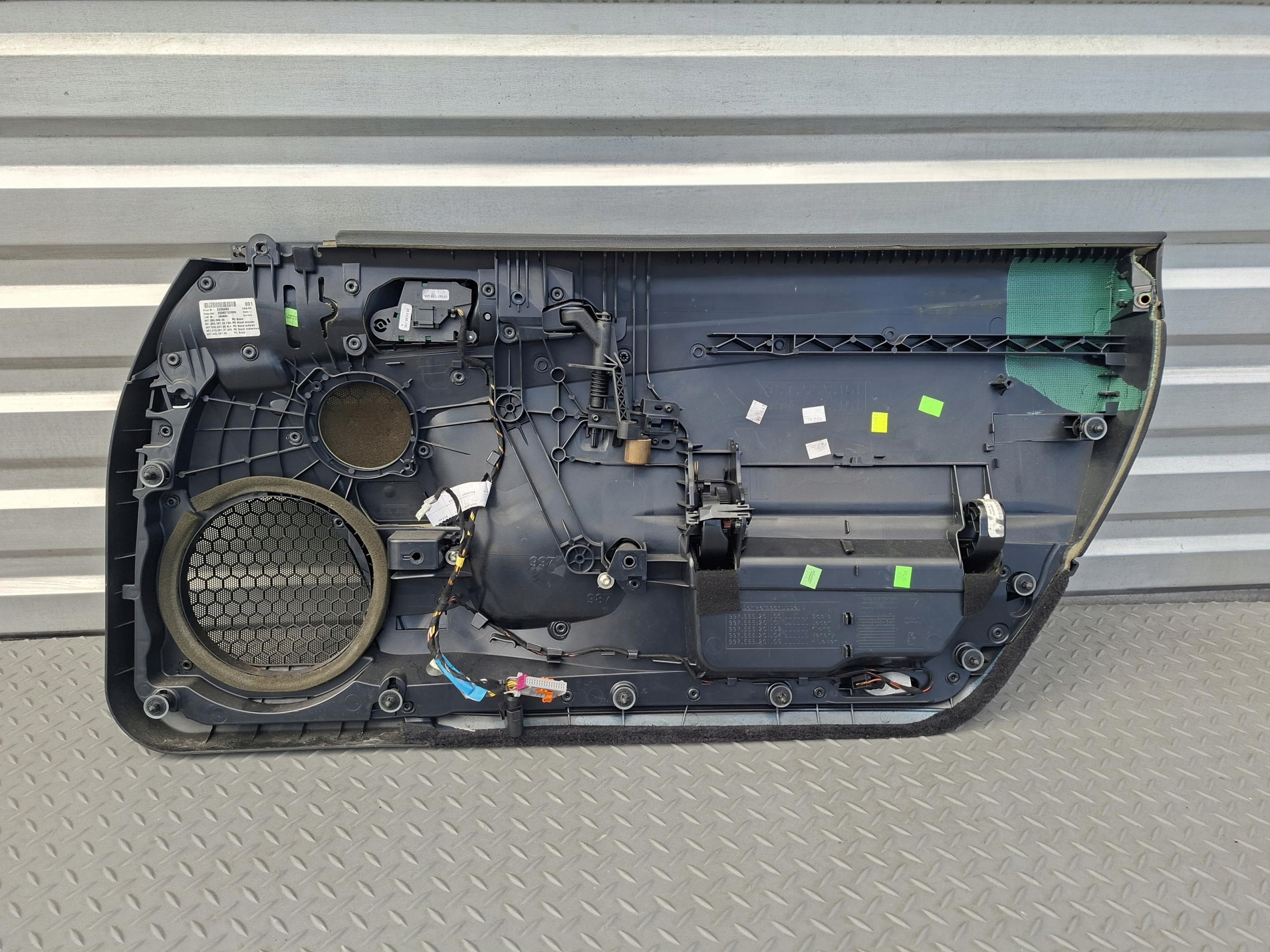 upholstery side door left black PORSCHE BOXSTER CAYMAN S 987