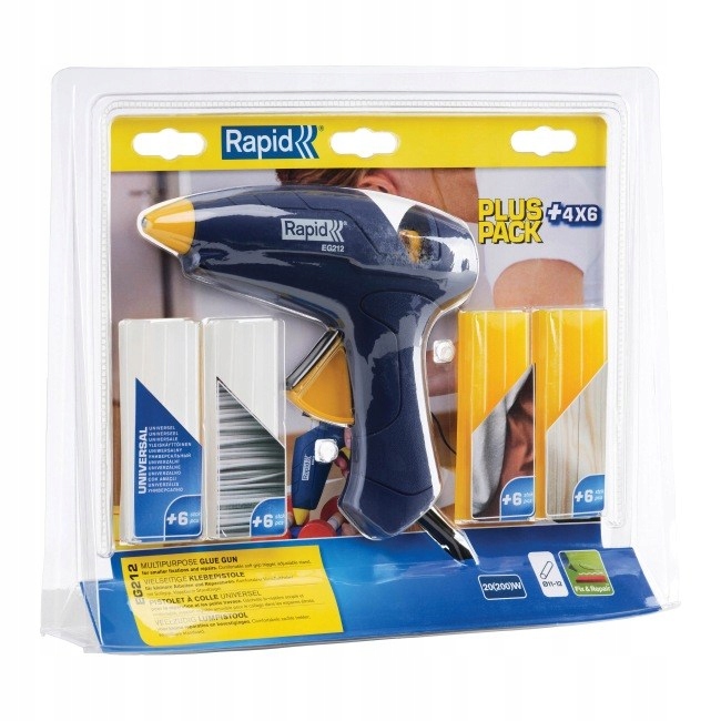 Pistolet klejowy Rapid EG212 z klejem Marka Rapid
