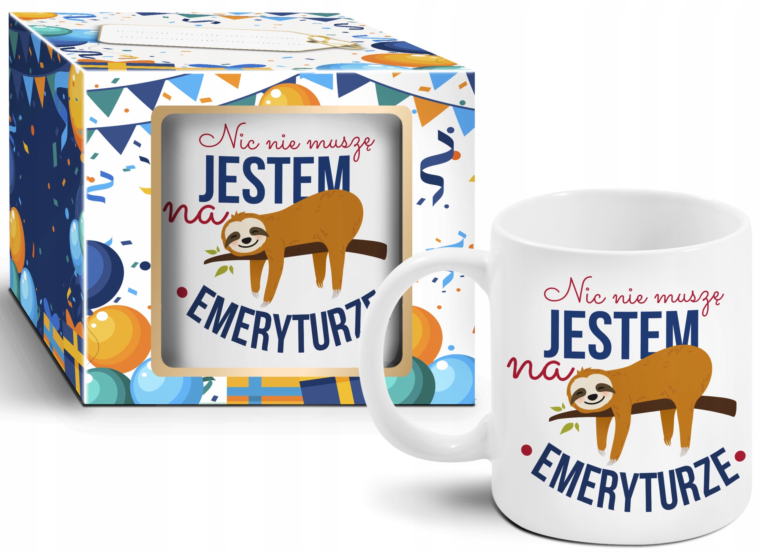 

Kubek Jestem Na Emeryturze dla Emerytki i Emeryta!