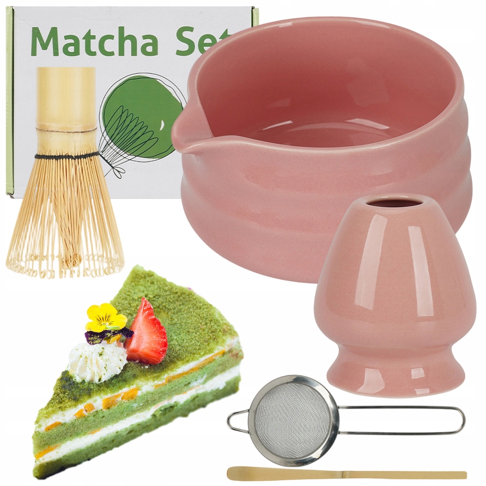 5v1 Sada na čaj Matcha, Sada metel Matcha, s metličkou na matchu