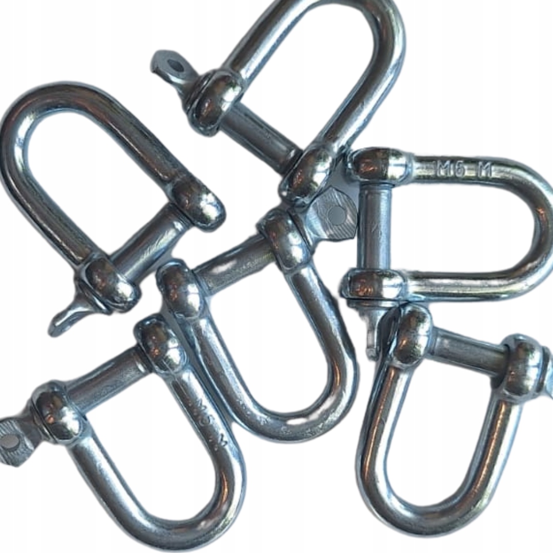 Szekla prosta zwykła 8 mm ocynkowana UDŹWIG 200 KG 8 MM 10 sztuk.