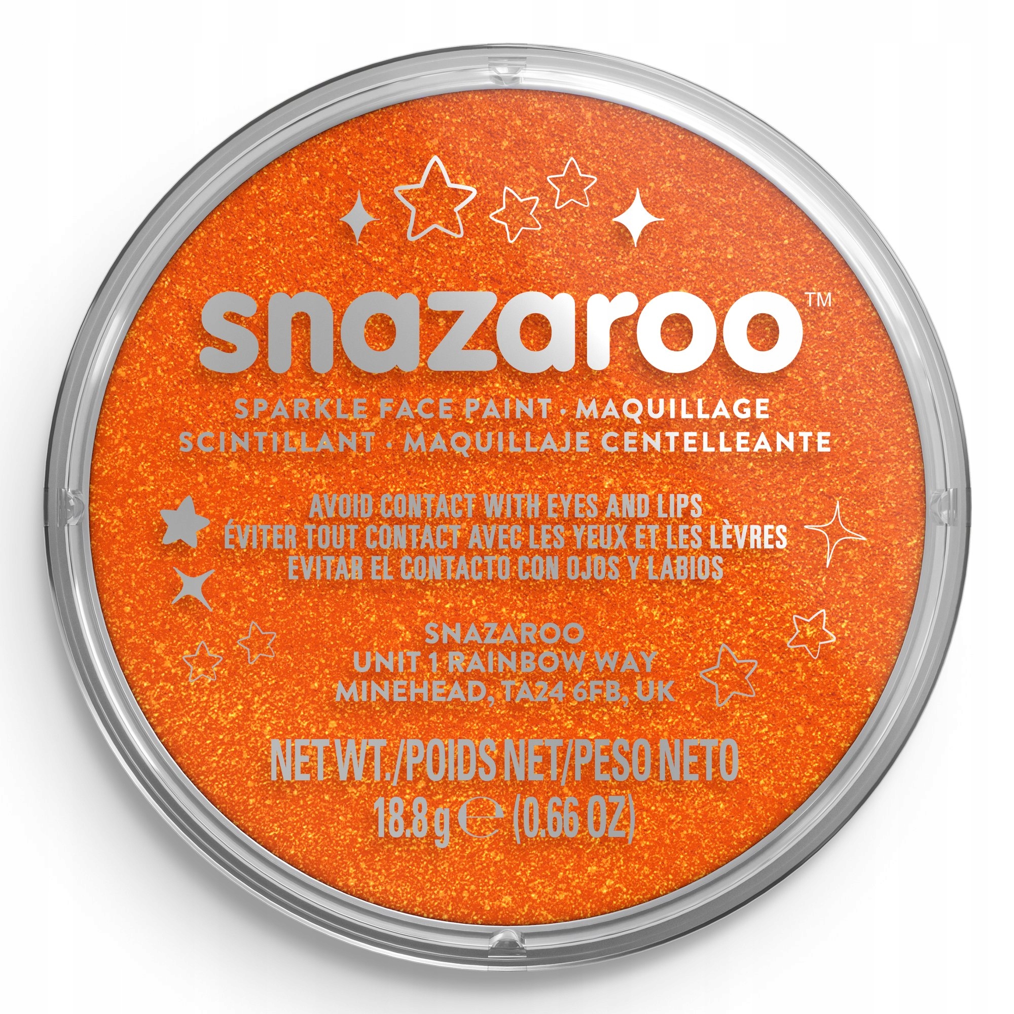 

Farba Do Twarzy Błyszcząca Orange 18ML Snazaroo